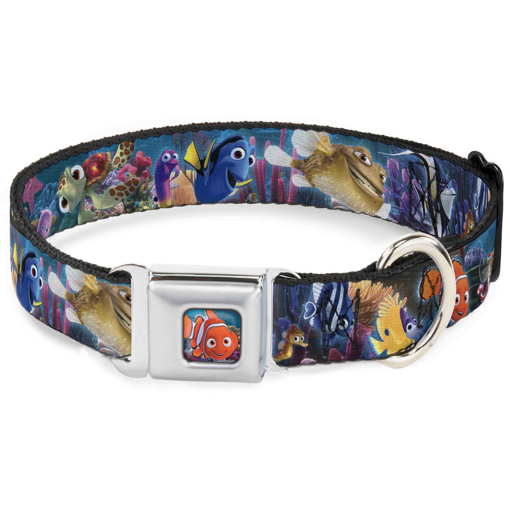 Nemo Smiling Full Color Seatbelt Buckle Collar - Nemo & Friends Group Seatbelt Buckle Collars Disney