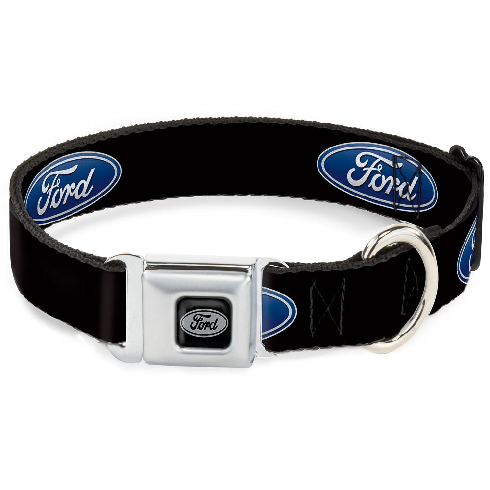 Ford Emblem Seatbelt Buckle Collar - Ford Oval Logo REPEAT Seatbelt Buckle Collars Ford