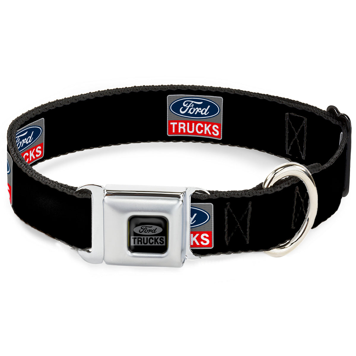 Ford Trucks Seatbelt Buckle Collar - Ford Trucks Logo REPEAT Dog Collars Seatbelt Buckle Ford
