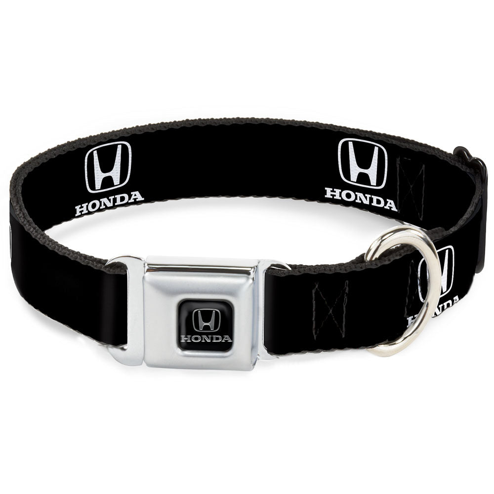 Honda Seatbelt Buckle Collar - Honda Logo Black/White Seatbelt Buckle Collars Honda