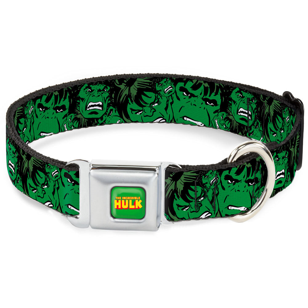 THE HULK Seatbelt Buckle Collar - The Hulk Stacked Seatbelt Buckle Collars Marvel Comics