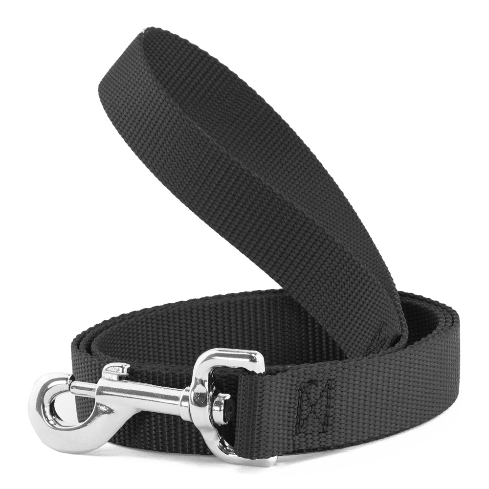 Dog Leash - Black Nylon Dog Leashes Buckle-Down