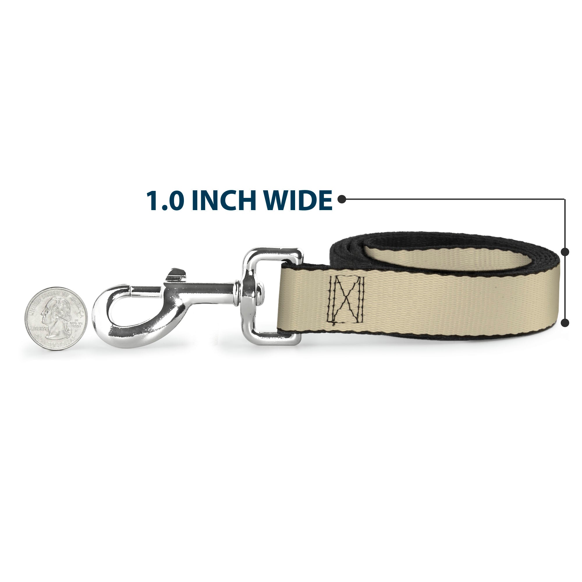 Dog Leash - Tan Dog Leashes Buckle-Down