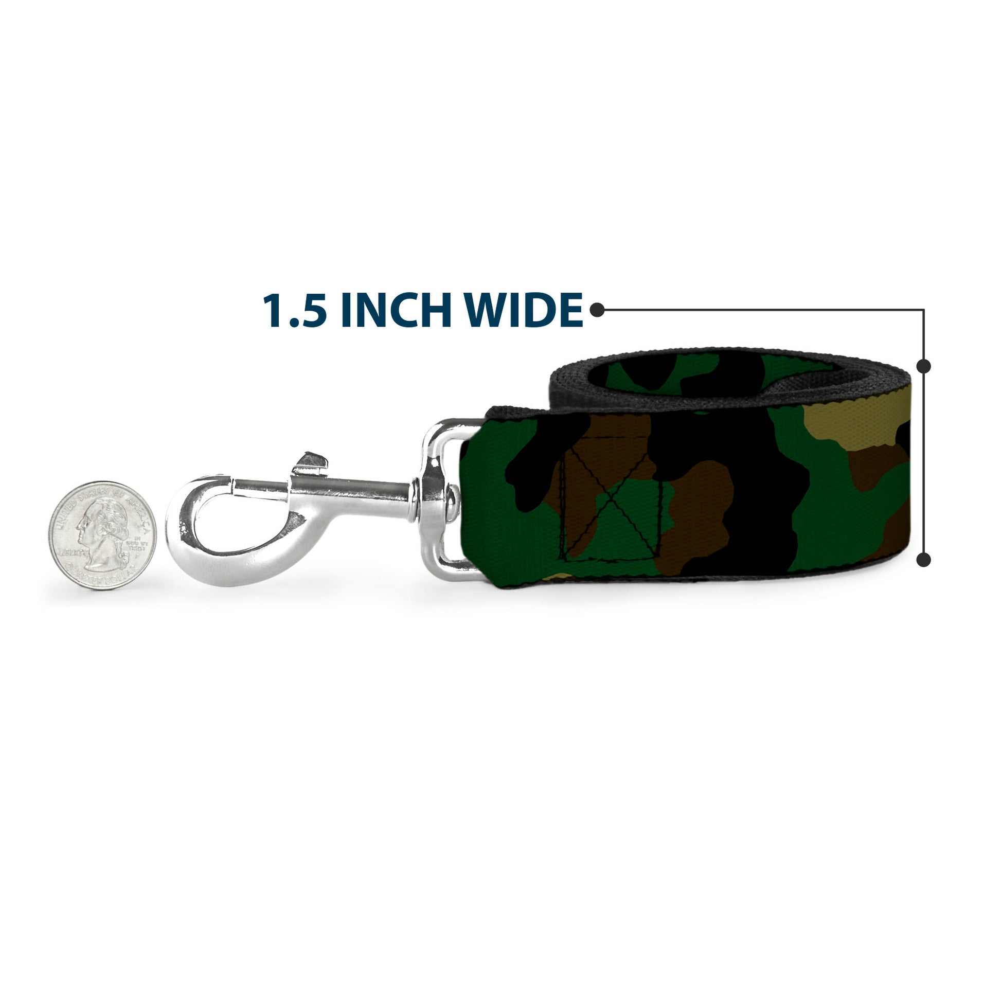 Dog Leash - Camo Olive Dog Leashes Buckle-Down