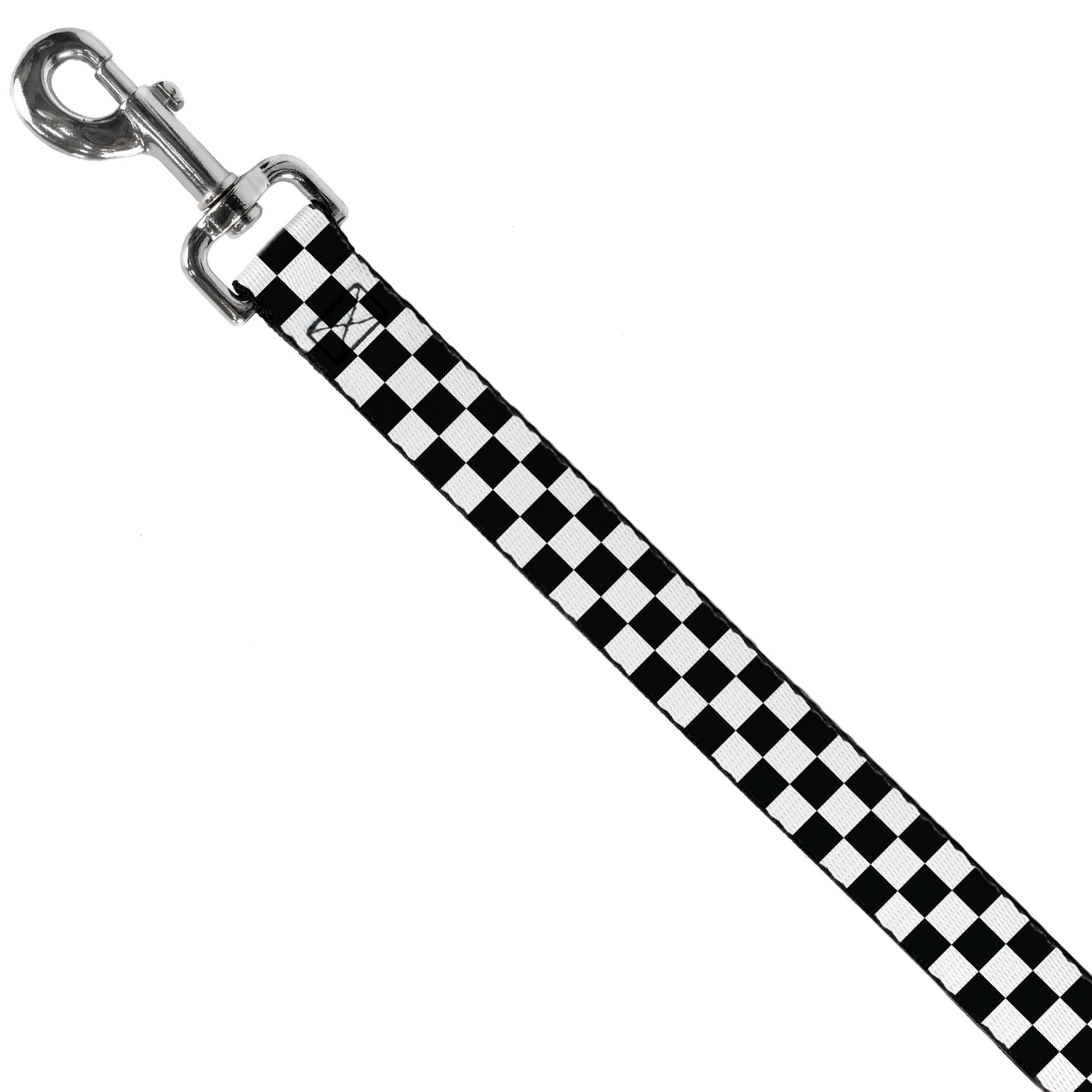 Black and White Checkered Dog Leash Dog Leashes Buckle-Down
