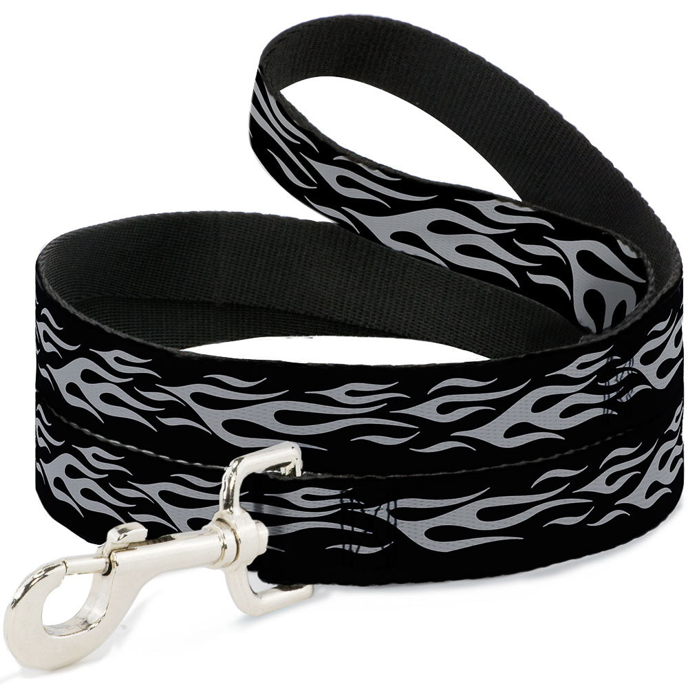Dog Leash - Flame Silver Dog Leashes Buckle-Down