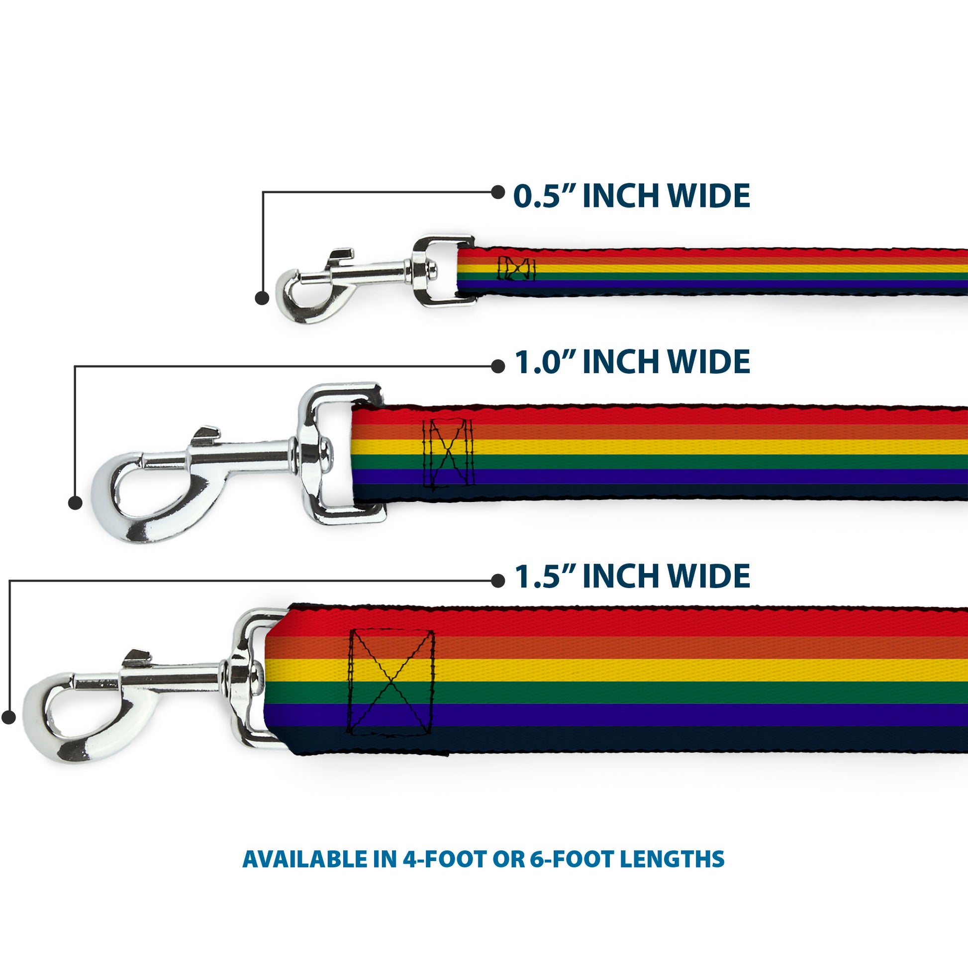 Dog Leash - Rainbow Dog Leashes Buckle-Down