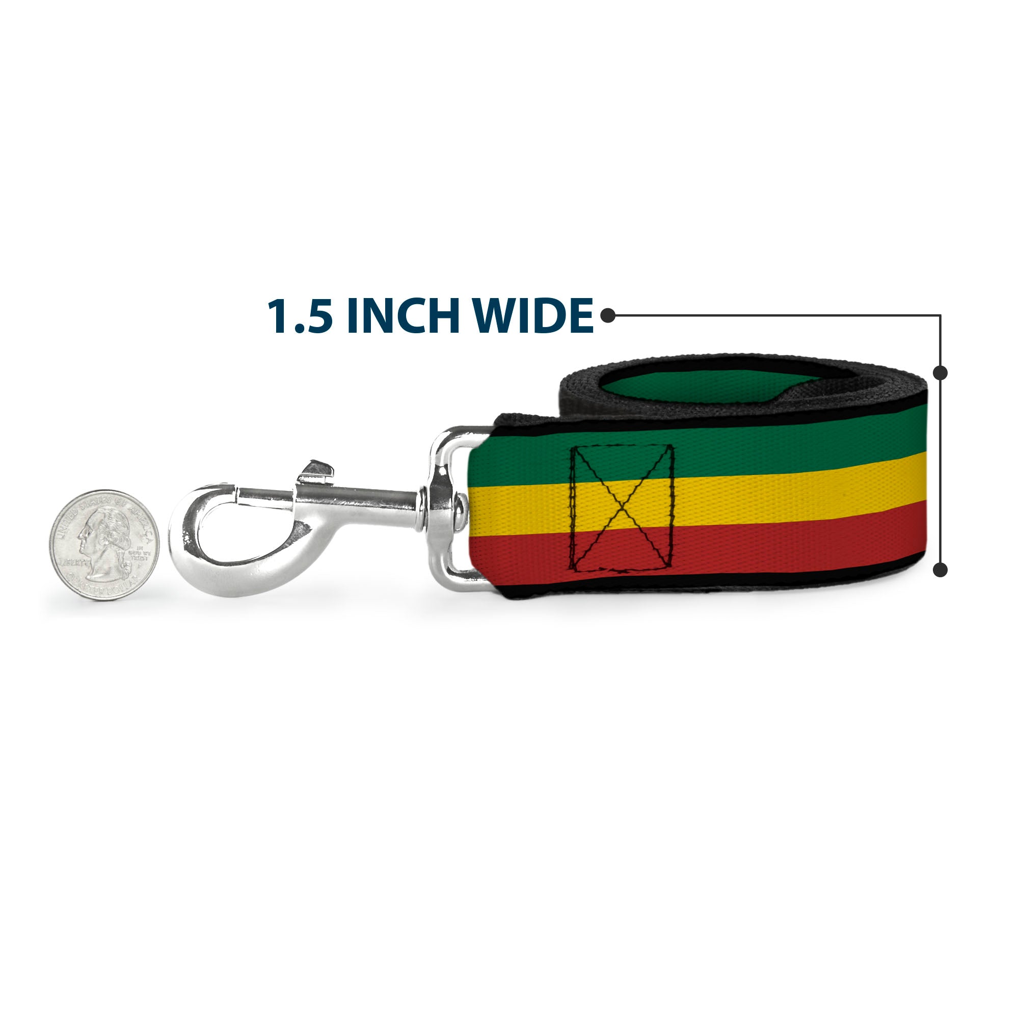 Dog Leash - Rasta Dog Leashes Buckle-Down