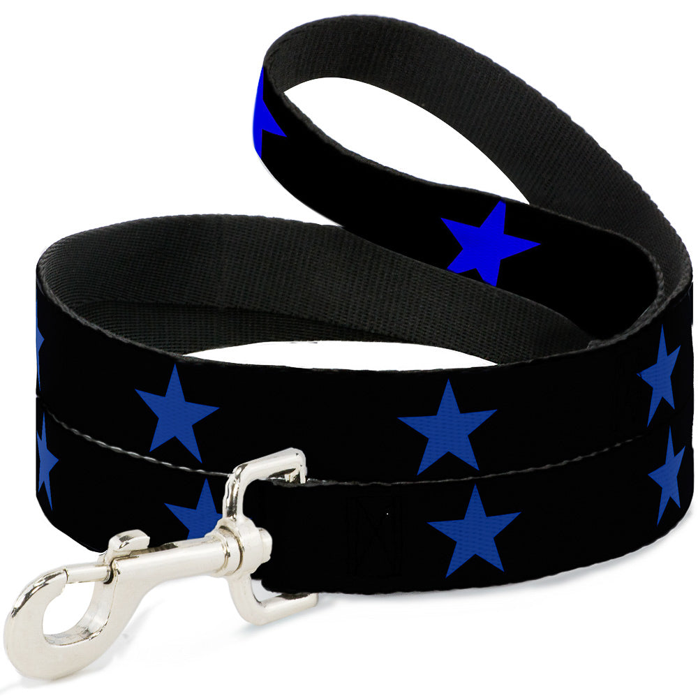 Dog Leash - Star Black/Blue Dog Leashes Buckle-Down