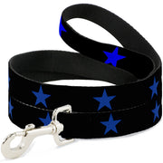 Dog Leash - Star Black/Blue Dog Leashes Buckle-Down