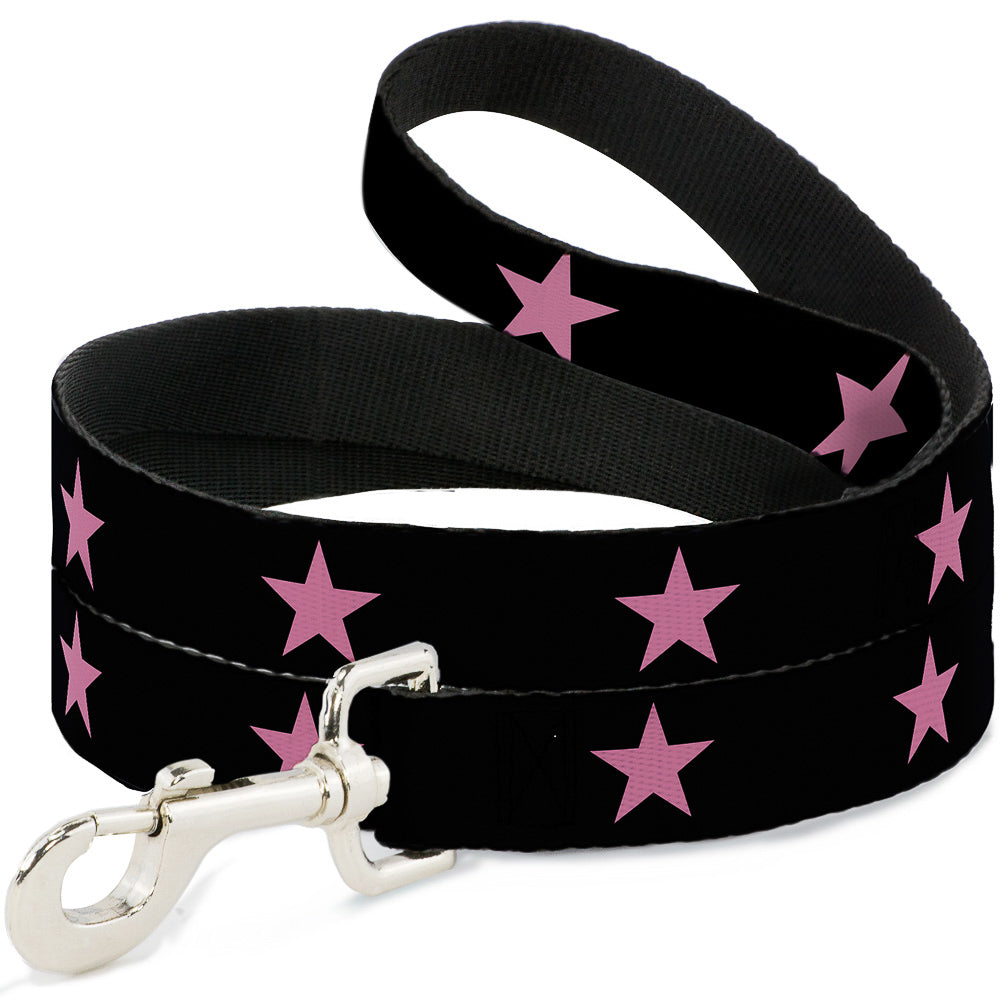 Dog Leash - Star Black/Pink Dog Leashes Buckle-Down