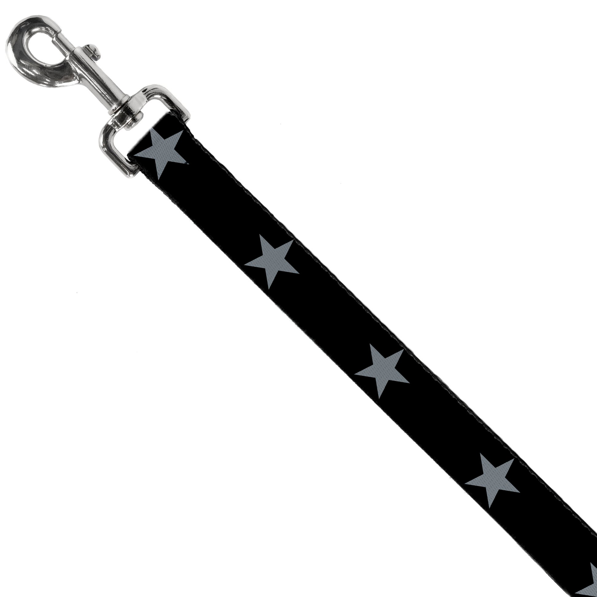Dog Leash - Star Black/Silver Dog Leashes Buckle-Down
