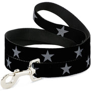 Dog Leash - Star Black/Silver Dog Leashes Buckle-Down