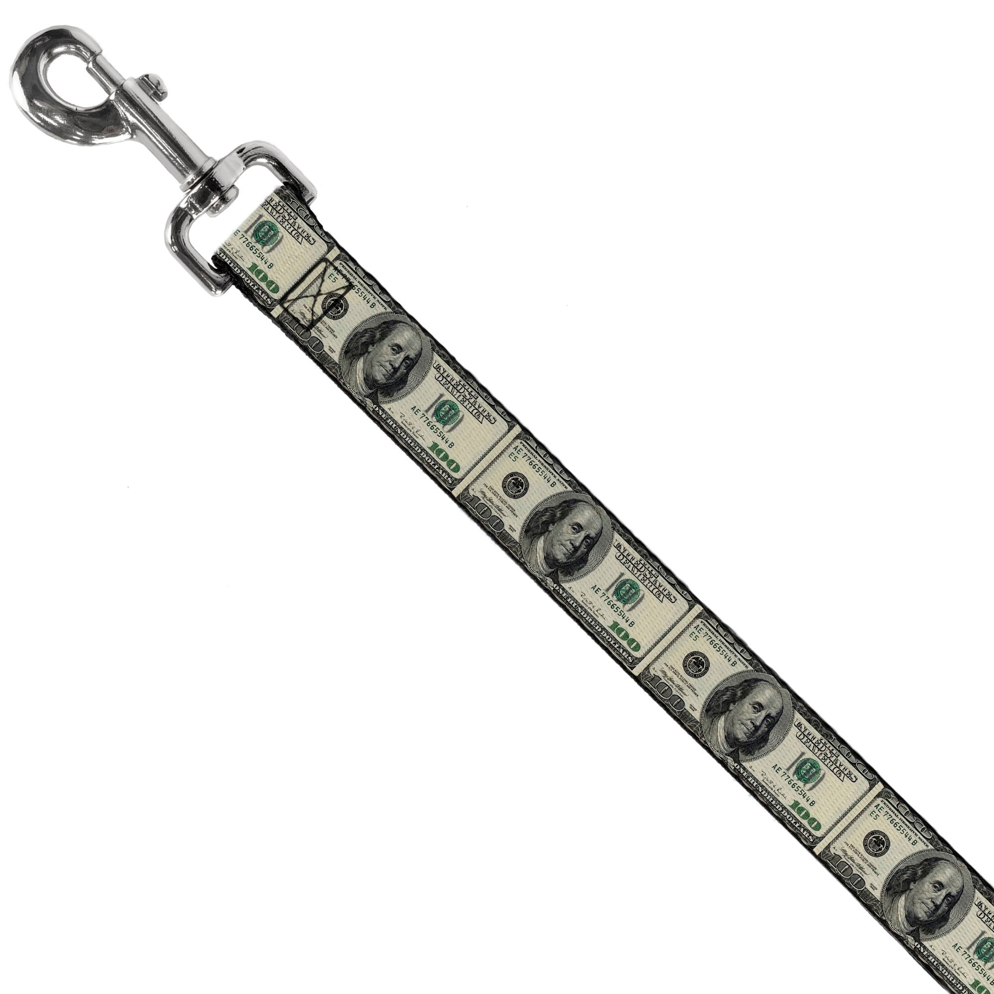 Dog Leash - 100 Dollar Bills Dog Leashes Buckle-Down
