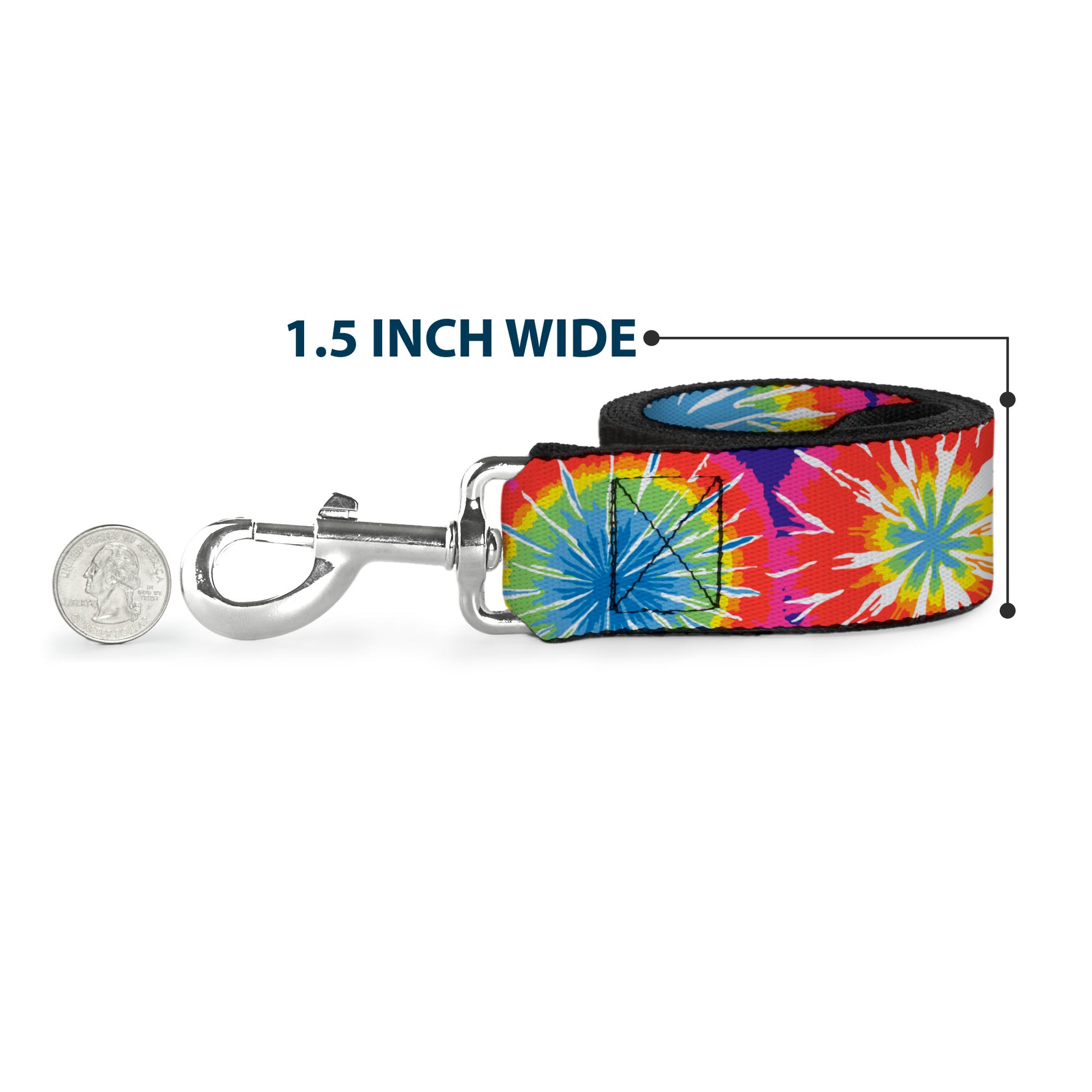 Dog Leash - 70's Tie Dye Dog Leashes Buckle-Down