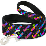 Dog Leash - 3-D Glasses w/Stars Multi Color Dog Leashes Buckle-Down