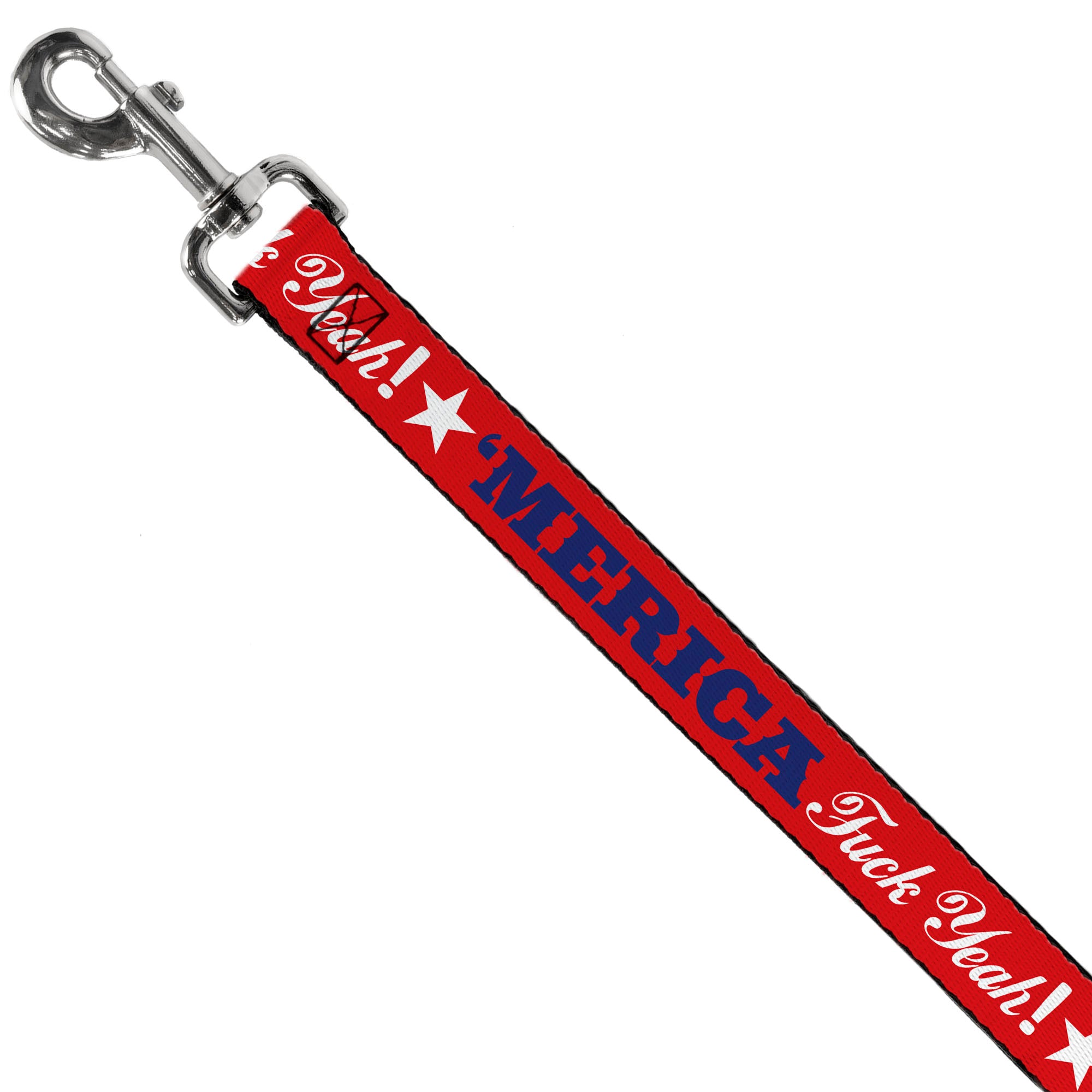 Dog Leash - 'MERICA FUCK YEAH!/Star Red/Blue/White Dog Leashes Buckle-Down