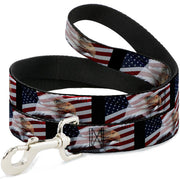 Dog Leash - American Eagle Flags Dog Leashes Buckle-Down