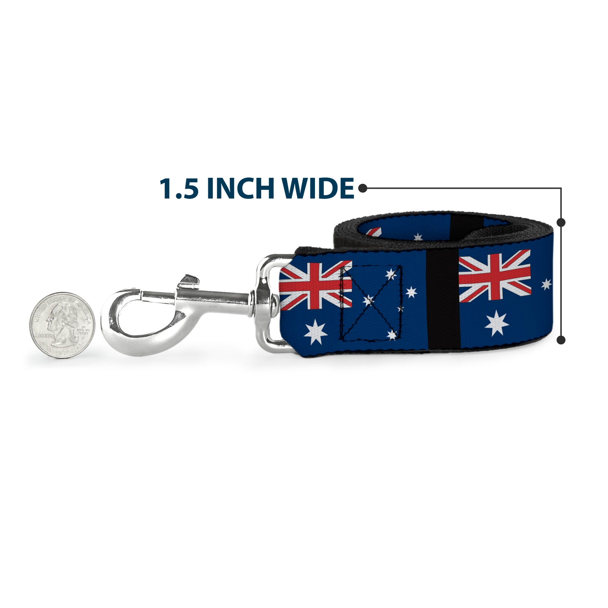 Dog Leash - Australia Flags Dog Leashes Buckle-Down