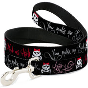 Dog Leash - Angry Girl/Mad As Hell/You Make Me Sick Dog Leashes Buckle-Down