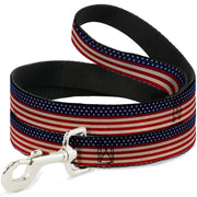 Dog Leash - American Flag Stripe Dog Leashes Buckle-Down
