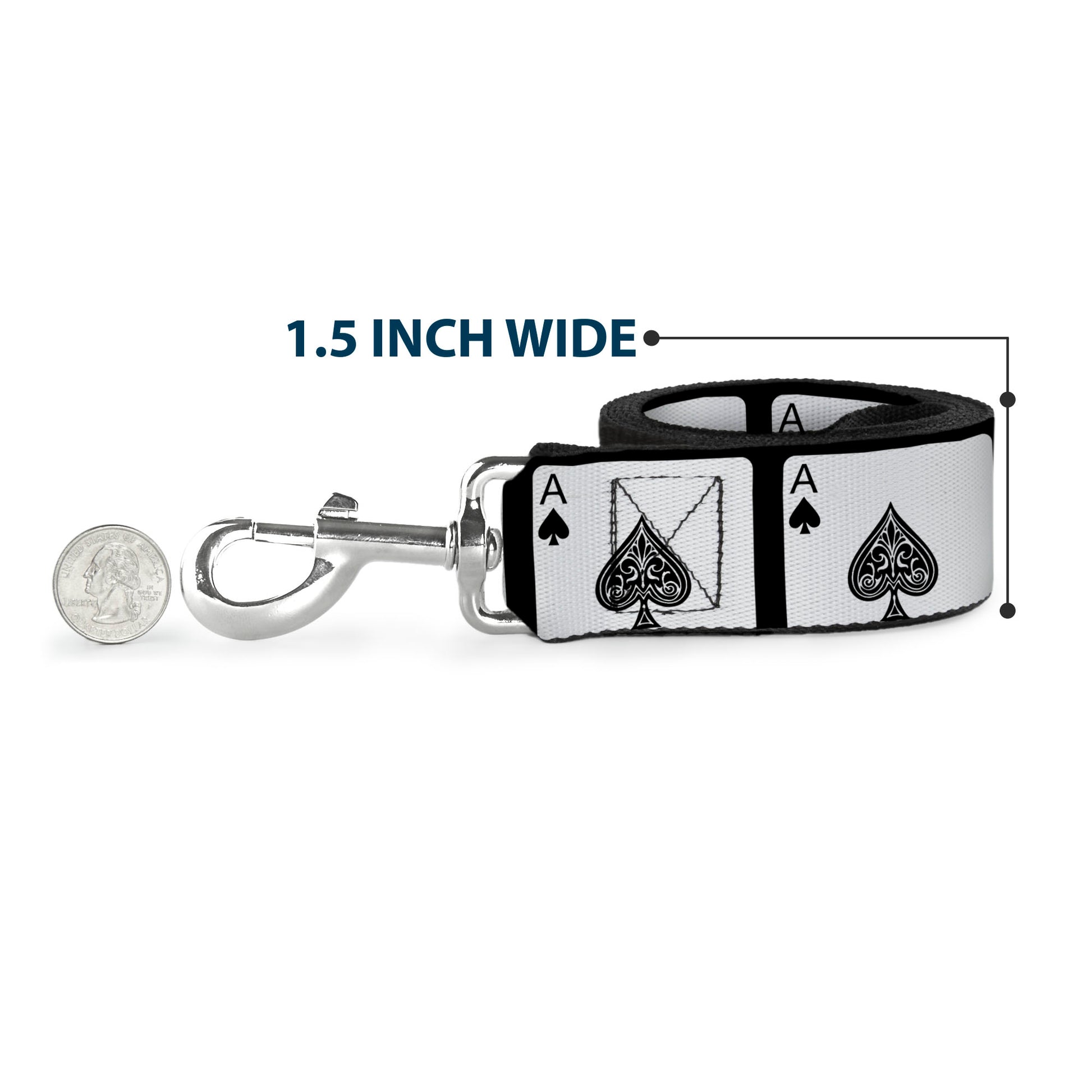 Dog Leash - Ace of Spades Dog Leashes Buckle-Down