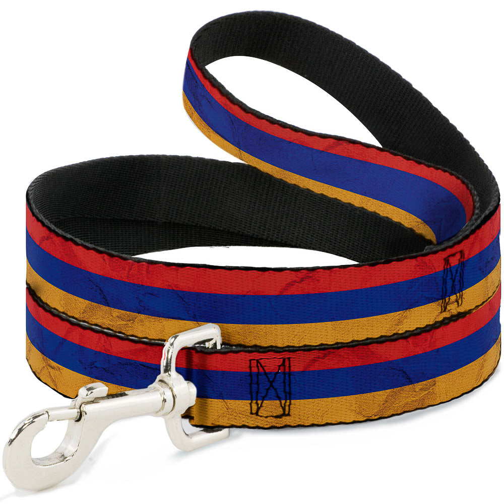 Dog Leash - Armenia Flag Distressed Dog Leashes Buckle-Down