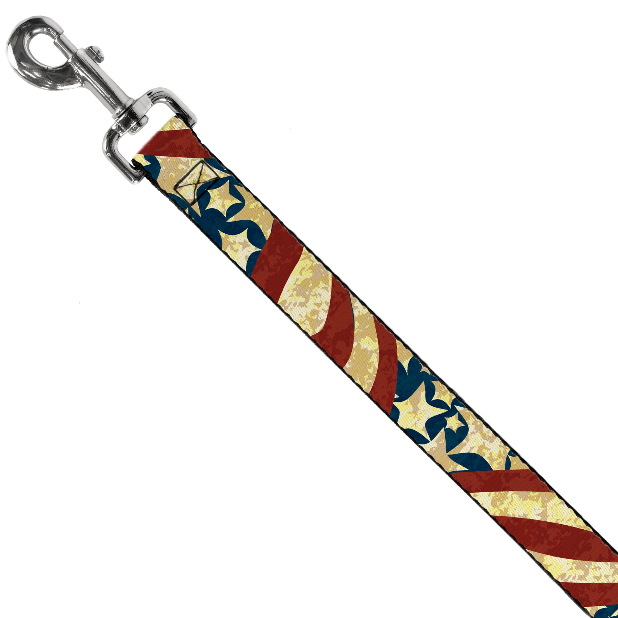 Dog Leash - Americana Diagonal Vintage Stars & Stripes2 Dog Leashes Buckle-Down
