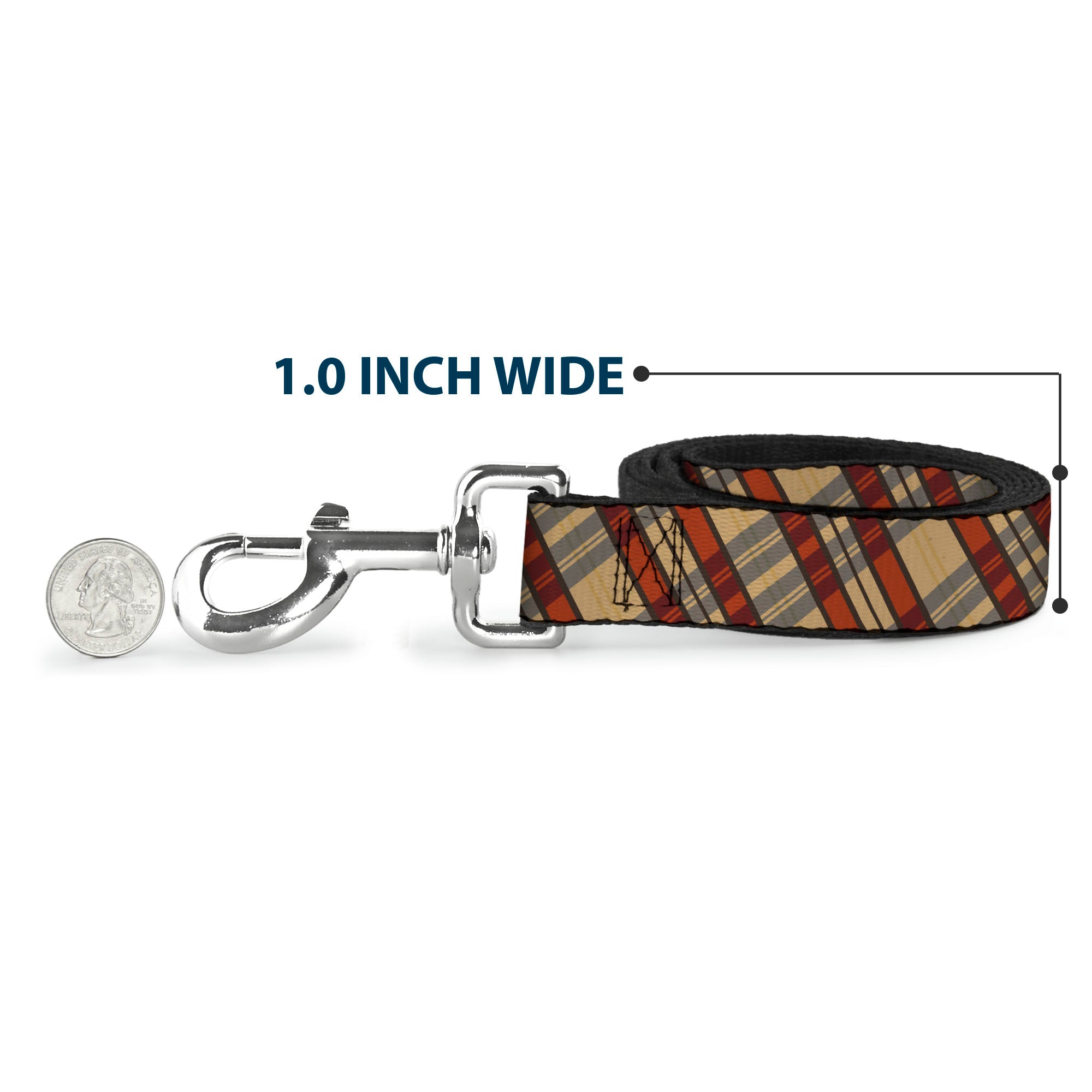 Dog Leash - Americana Plaid X Dog Leashes Buckle-Down