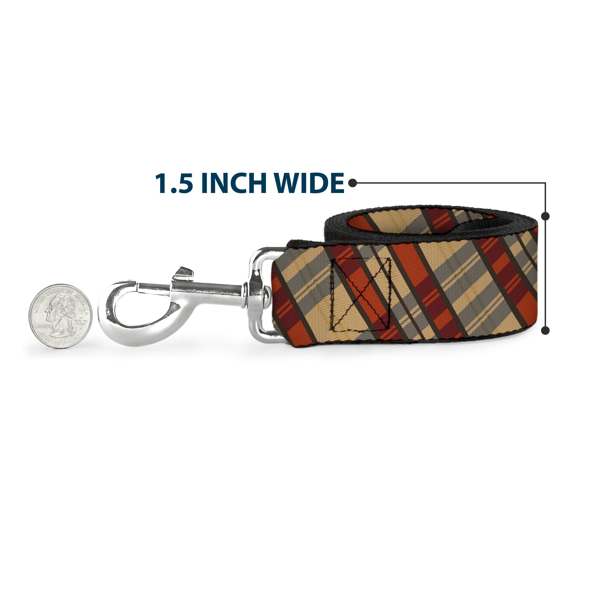 Dog Leash - Americana Plaid X Dog Leashes Buckle-Down