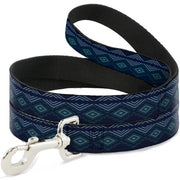 Dog Leash - Aztec3 Blues Dog Leashes Buckle-Down