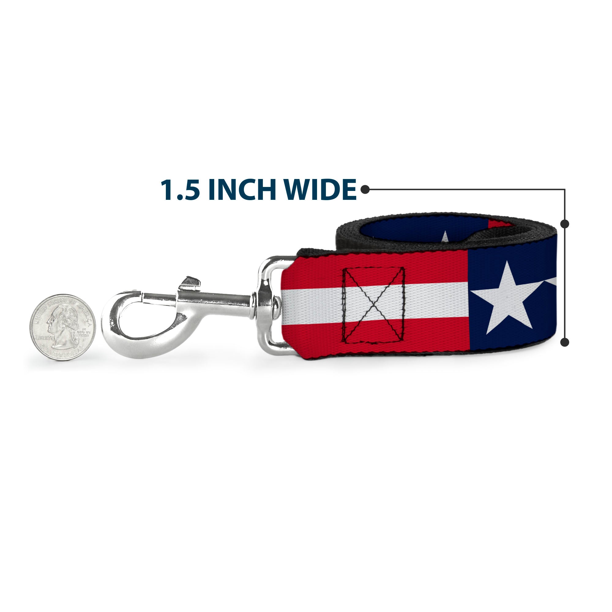 Dog Leash - Americana Stars & Stripes Dog Leashes Buckle-Down