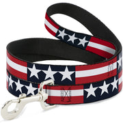 Dog Leash - Americana Stars & Stripes Dog Leashes Buckle-Down