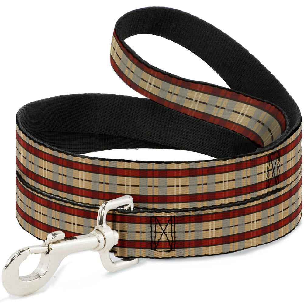 Dog Leash - Americana Plaid Dog Leashes Buckle-Down