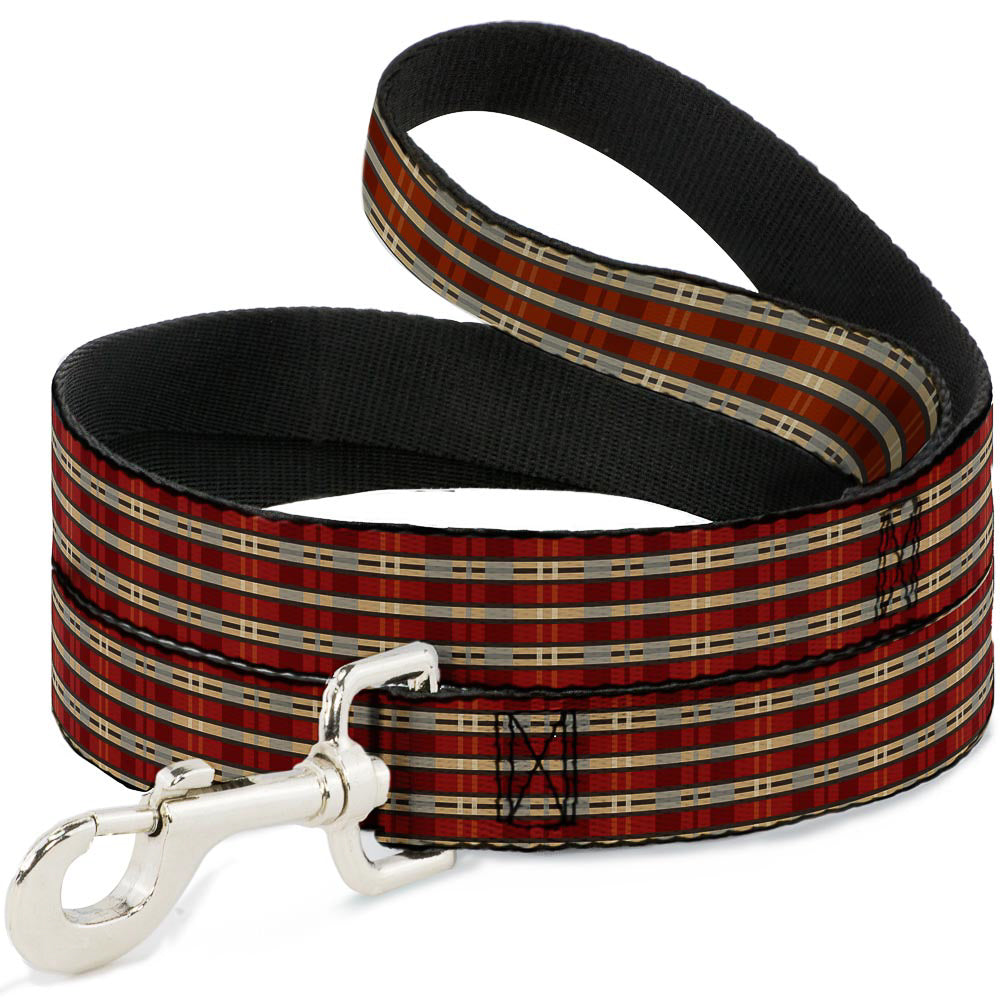 Dog Leash - Americana Plaid2 Dog Leashes Buckle-Down