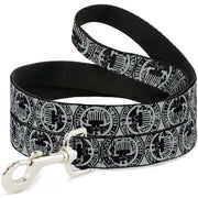 Dog Leash - Americana Federal Reserve Seal Weathered Gray/Black Dog Leashes Buckle-Down