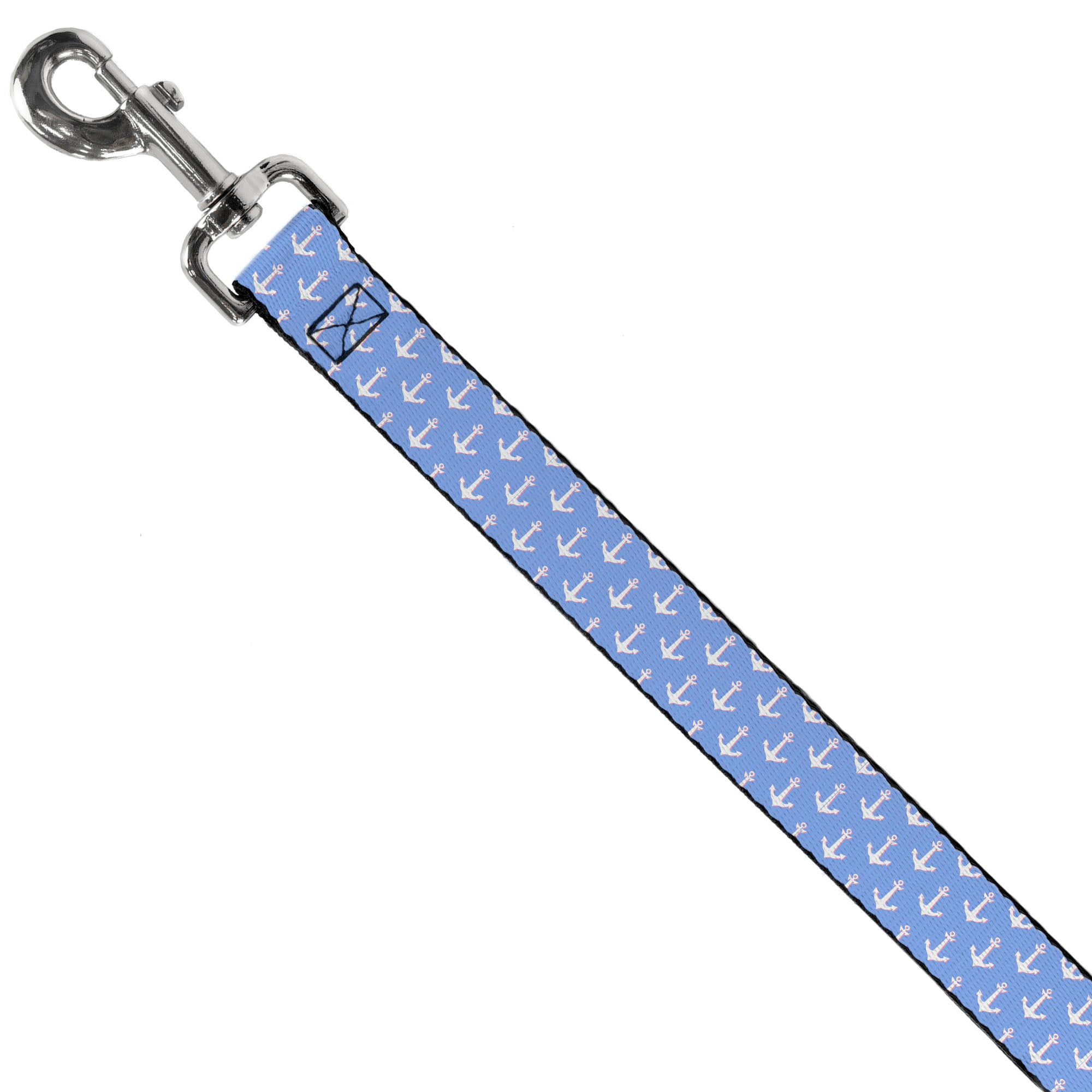 Dog Leash - Anchor2 Monogram Baby Blue/Baby Pink/White Dog Leashes Buckle-Down