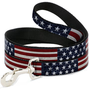 Dog Leash - Americana Rustic Stars & Stripes Dog Leashes Buckle-Down