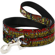 Dog Leash - Born to Raise Hell Red Dog Leashes Buckle-Down