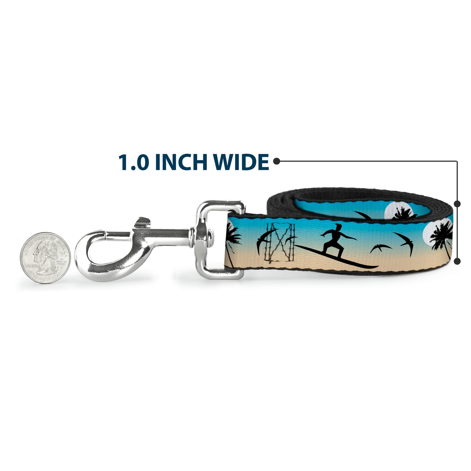 Dog Leash - Beach Surfer Dog Leashes Buckle-Down