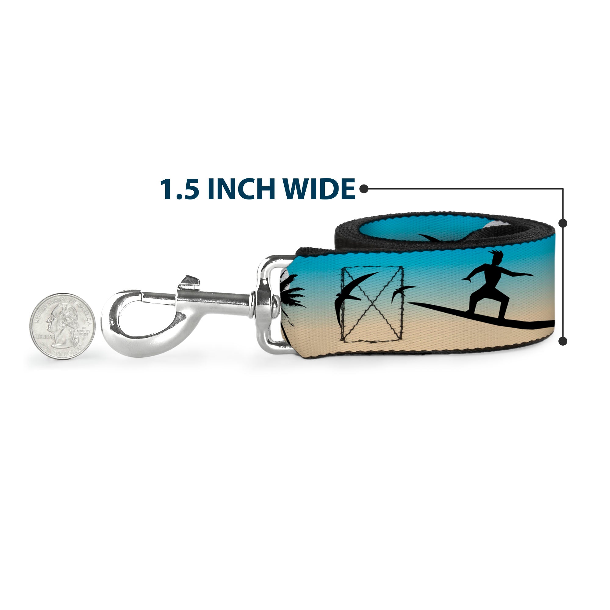 Dog Leash - Beach Surfer Dog Leashes Buckle-Down