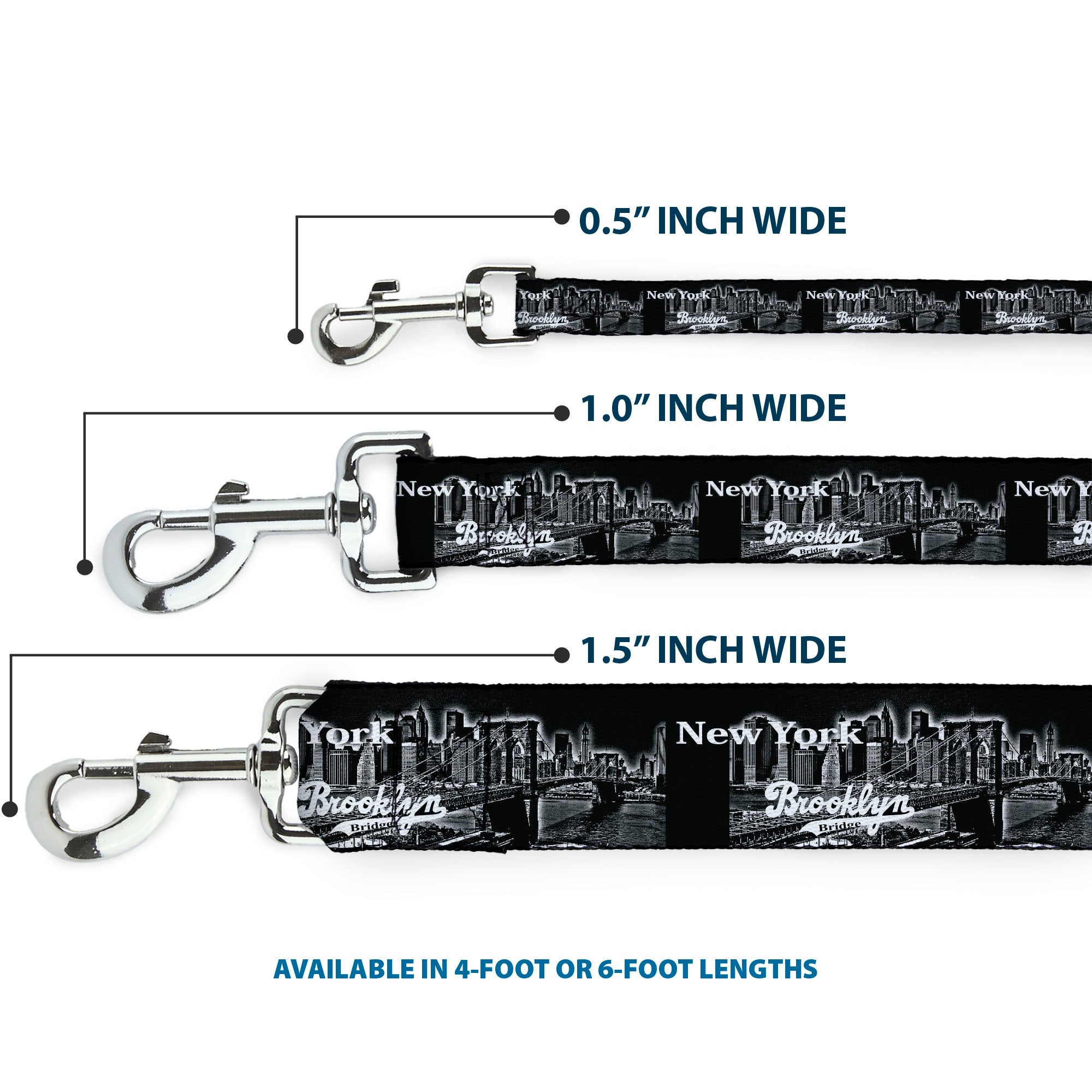 Dog Leash - Brooklyn New York Dog Leashes Buckle-Down