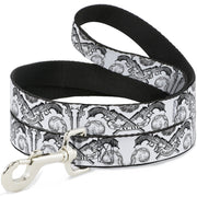 Dog Leash - BD Est. 93 White Dog Leashes Buckle-Down