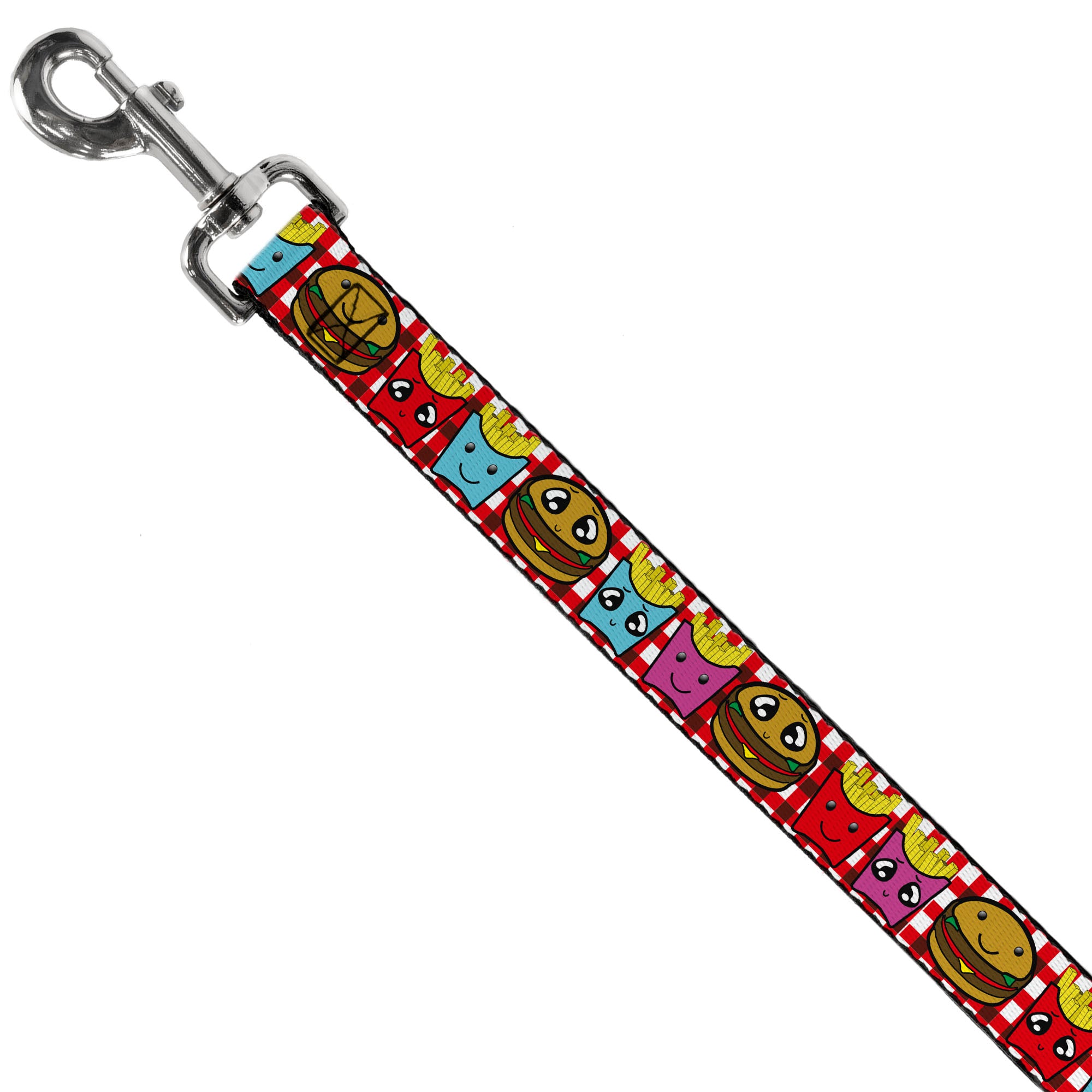 Dog Leash - Burger & Fries Cartoon Dog Leashes Buckle-Down