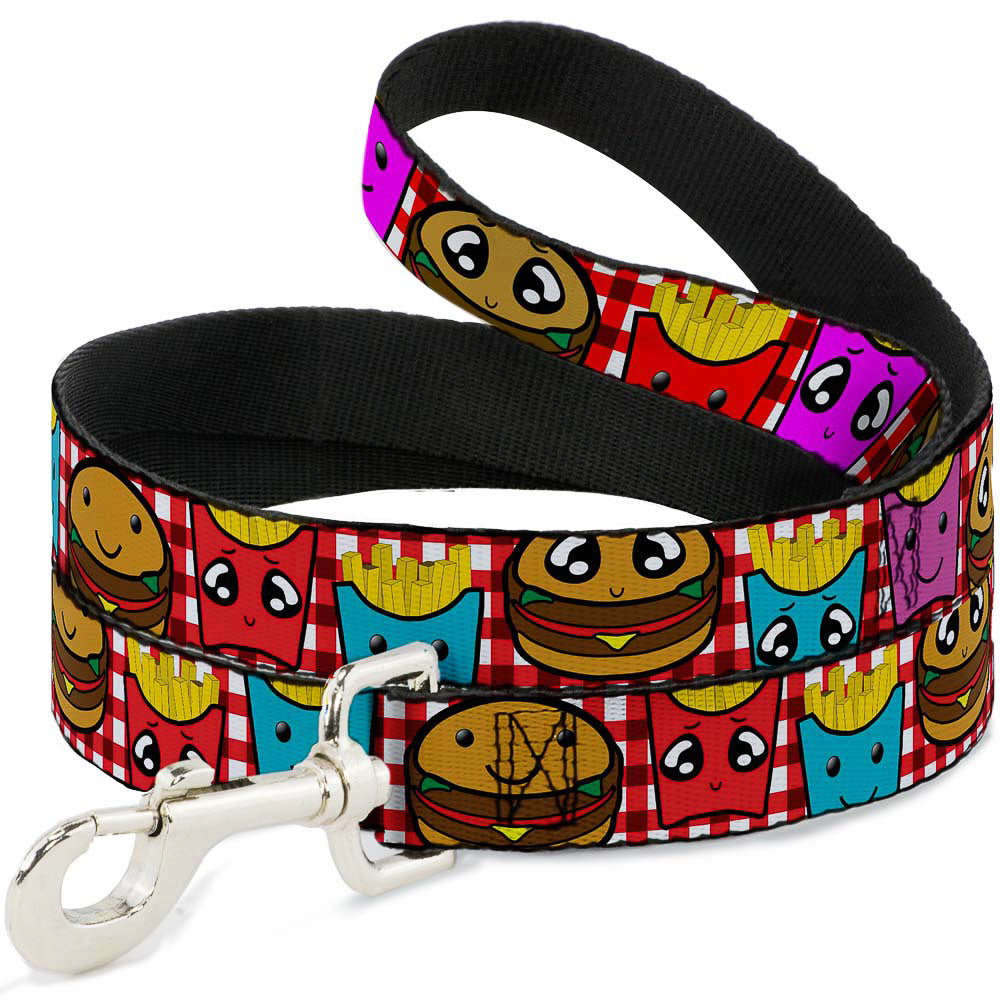 Dog Leash - Burger & Fries Cartoon Dog Leashes Buckle-Down