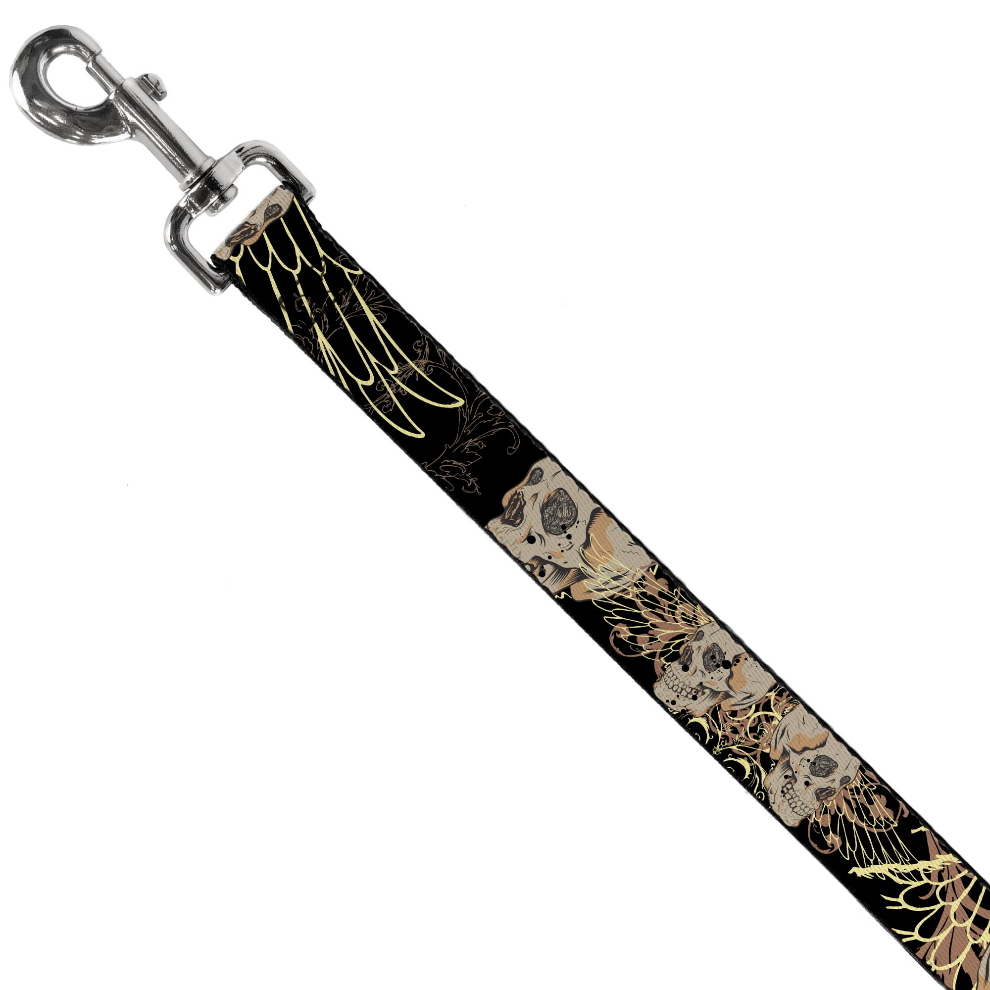 Dog Leash - BD Die Hard Skull 01 Dog Leashes Buckle-Down