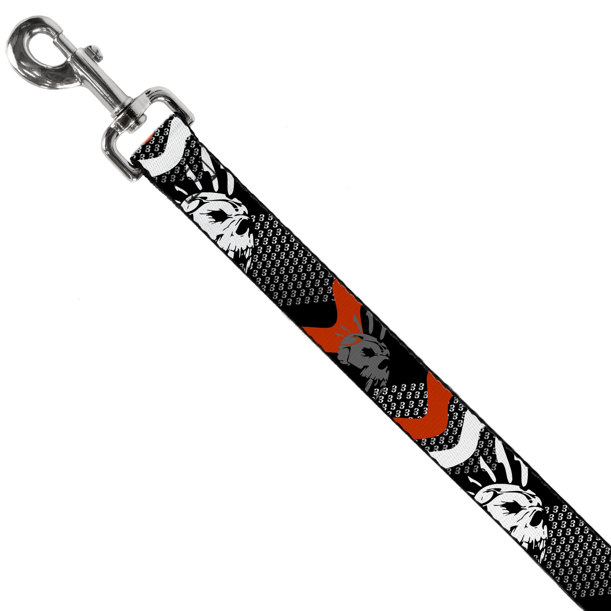 Dog Leash - BD Die Hard Skull 01 Dog Leashes Buckle-Down