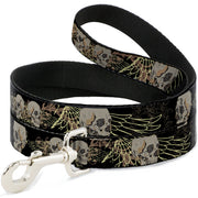 Dog Leash - BD Die Hard Skull 01 Dog Leashes Buckle-Down