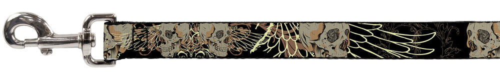 Dog Leash - BD Die Hard Skull 02 Dog Leashes Buckle-Down