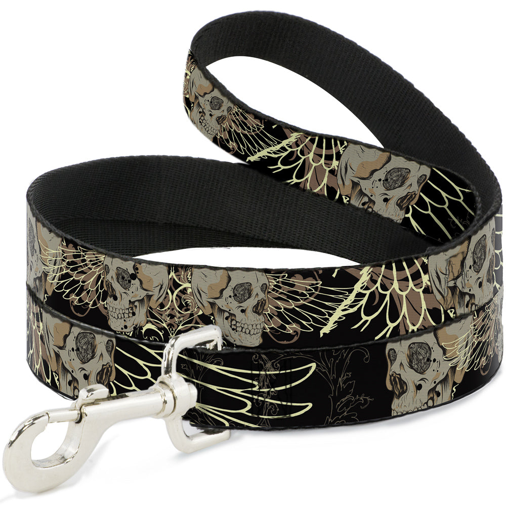 Dog Leash - BD Die Hard Skull 02 Dog Leashes Buckle-Down